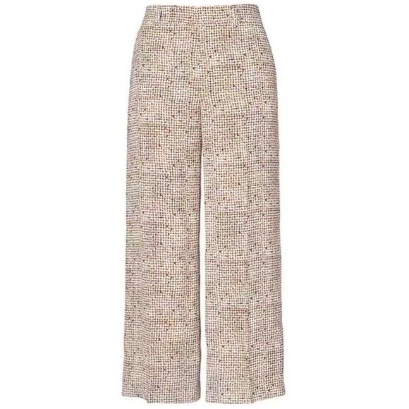 BANANA REPUBLIC Blake Cropped  Print Pant, sz 4 - Picture 2 of 8